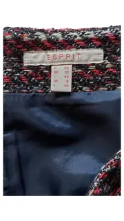 Vorschaubild 2 von Damen Minirock Tweed Optik Gr. 38 Mehrfarbig Rot Blau