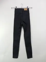 Vorschaubild 4 von Damen Jeans Skinny Fit Schwarz Gr. 32/XXS Casual Stretch Denim Hose