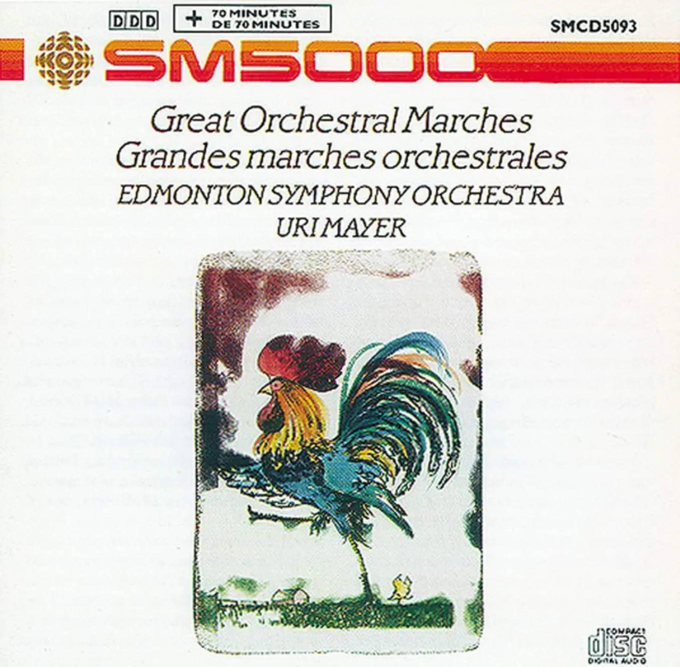 Edmonton Symphony Orchestra Great Orchestral Marches Klassik CD Uri Mayer