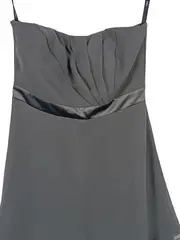 Vorschaubild 3 von Damen Cocktailkleid Gr. 40 L Grau Elegant Trägerkleid