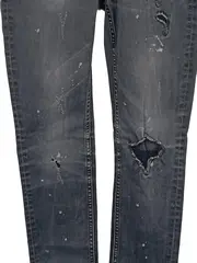 Vorschaubild 2 von Destroyed Jeans Kinder Gr. 164 Grau Casual Used-Look