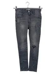 Vorschaubild 1 von Destroyed Jeans Kinder Gr. 164 Grau Casual Used-Look