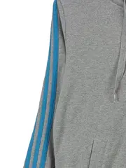 Vorschaubild 3 von Damen Kapuzenpullover Hoodie Grau Streifen Gr. L 44