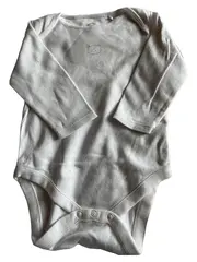 Vorschaubild 1 von Baby Body Mädchen Bär weiß Gr. 74 Langarm Baumwolle