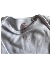 Vorschaubild 3 von Baby Body Mädchen Bär weiß Gr. 74 Langarm Baumwolle