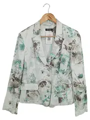 Vorschaubild 1 von Damen Blazer Gr. 40/M Mehrfarbig Florales Muster Elegant Klassisch