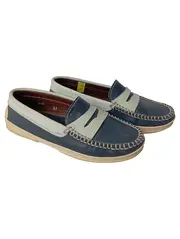 Vorschaubild 1 von TODS Slipper Kinder Gr. 31 Blau Klassisch Loafer Lederschuhe