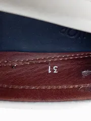 Vorschaubild 4 von TODS Slipper Kinder Gr. 31 Blau Klassisch Loafer Lederschuhe