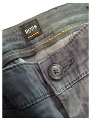 Vorschaubild 2 von Herren Stoffhose Chino Gr. W33 L36 Grau Baumwolle