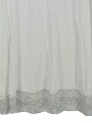 Vorschaubild 3 von Damen Unterhemd mit Spitze Viskose Weiß Gr. 40