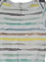 Vorschaubild 3 von Baby Body Kurzarm Streifen Aquarell Gr. 86 Mehrfarbig