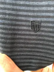 Vorschaubild 5 von Damen Langarmshirt gestreift Blau Einheitsgröße