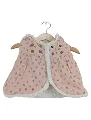 Vorschaubild 1 von Baby Mädchen Fellweste Kapuze Rosa Gr. 62