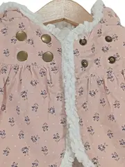 Vorschaubild 4 von Baby Mädchen Fellweste Kapuze Rosa Gr. 62