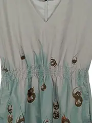 Vorschaubild 2 von BENETTON Damen Freizeitkleid Gr. 36/S Mehrfarbig Polyester Casual