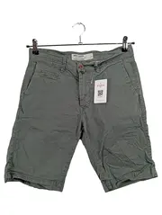 Vorschaubild 1 von Herren Chino Shorts Gr. 31 Oliv Gepunktet Baumwolle