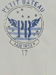 Vorschaubild 5 von Langarmshirt Jungen Gr. 140 Weiß Logo-Print Baumwolle