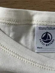 Vorschaubild 7 von Langarmshirt Jungen Gr. 140 Weiß Logo-Print Baumwolle