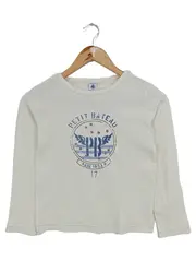 Vorschaubild 1 von Langarmshirt Jungen Gr. 140 Weiß Logo-Print Baumwolle