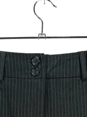 Vorschaubild 3 von Damen Bleistiftrock Gr. 36 S Grau Gestreift Business Büro