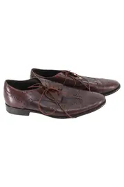 Vorschaubild 1 von Herren Schnürschuhe Brogues Leder Rot Gr. 39 Business Elegant