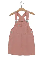 Vorschaubild 1 von Latzkleid Rosa Gr. 104 Jeanskleid Kinder Mädchen Baumwolle Casual