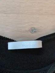 Vorschaubild 3 von Damen Strickkleid Schwarz Gr. S Viskose Elegant Business