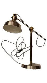 Vorschaubild 1 von Ranarp Tischleuchte Metall Gelenkarm Vintage Silber 62cm
