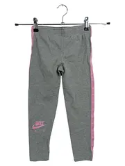 Vorschaubild 2 von AIR Kinder Leggings Grau 116 Sportlich Logo-Print Mädchen Hose