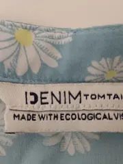 Vorschaubild 6 von Damen Top Blumenmuster Viskose Blau Gr. XS