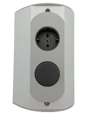 Vorschaubild 1 von Steckdose Silber TYP L 9905 Wandsteckdose mit Schalter 240V