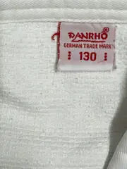 Vorschaubild 4 von Judo Anzug Kinder Gr. 130/128 Weiß Baumwolle Kampfsport Gi