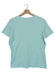 Vorschaubild 2 von Damen T-Shirt Gr. 40/M Blau Casual mit Blumenmuster