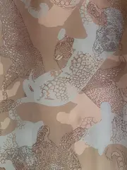 Vorschaubild 5 von Damen Hemdbluse Langarm Mehrfarbig Animal-Print Gr. M