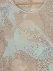 Vorschaubild 4 von Damen Hemdbluse Langarm Mehrfarbig Animal-Print Gr. M