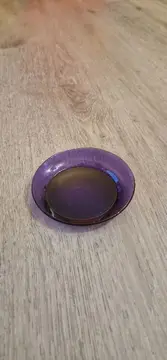 Vorschaubild 2 von Glas Untersetzer rund 10 cm Lila Modern Uni