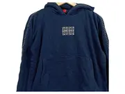 Vorschaubild 2 von Hoodie Kinder Gr. 164 Blau Game Over Nieten Kapuzenpullover