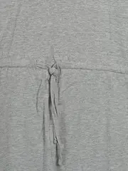 Vorschaubild 3 von InselLeben Damen Freizeitkleid Gr. 2XL/44 Grau Meliert Baumwolle