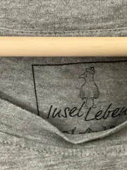 Vorschaubild 5 von InselLeben Damen Freizeitkleid Gr. 2XL/44 Grau Meliert Baumwolle