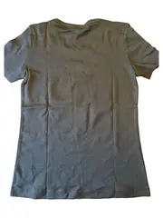 Vorschaubild 2 von Damen T-Shirt Gr. M Grau Casual Basic Baumwolle