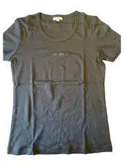 Vorschaubild 1 von Damen T-Shirt Gr. M Grau Casual Basic Baumwolle