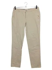 Vorschaubild 1 von Damen Hose Chino Stoffhose W32 L30 Gr 40 Beige Baumwolle Stretch Casual