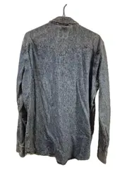 Vorschaubild 3 von Jeanshemd Western Slim Fit Herren Denim Hemd Blau Gr. XL