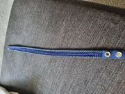 Vorschaubild 2 von Damen Armband Blau Elegant Strass Leder Wickelarmband