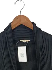 Vorschaubild 3 von Damen Strickjacke Cardigan Wasserfallkragen Rippstrick Schwarz Gr. XS/34