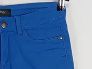 Vorschaubild 3 von Damen Stoffhose Blau Gr. 36 Baumwolle Casual Alltag Stretch