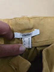 Vorschaubild 3 von Damen Stoffhose Chino Beige Gr. 42 XL Baumwolle Casual