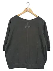 Vorschaubild 2 von Damen Sweatshirt Grau Gr. 36/S Casual mit Schriftzug