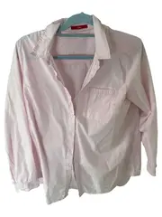 Vorschaubild 1 von Damen Hemdbluse Rosa Gr. 40/M Baumwolle Casual Langarm