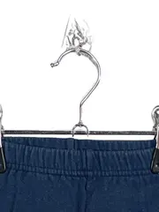 Vorschaubild 3 von Mädchen Leggings Gr. 74 Blau Uni Baumwolle Freizeit Casual